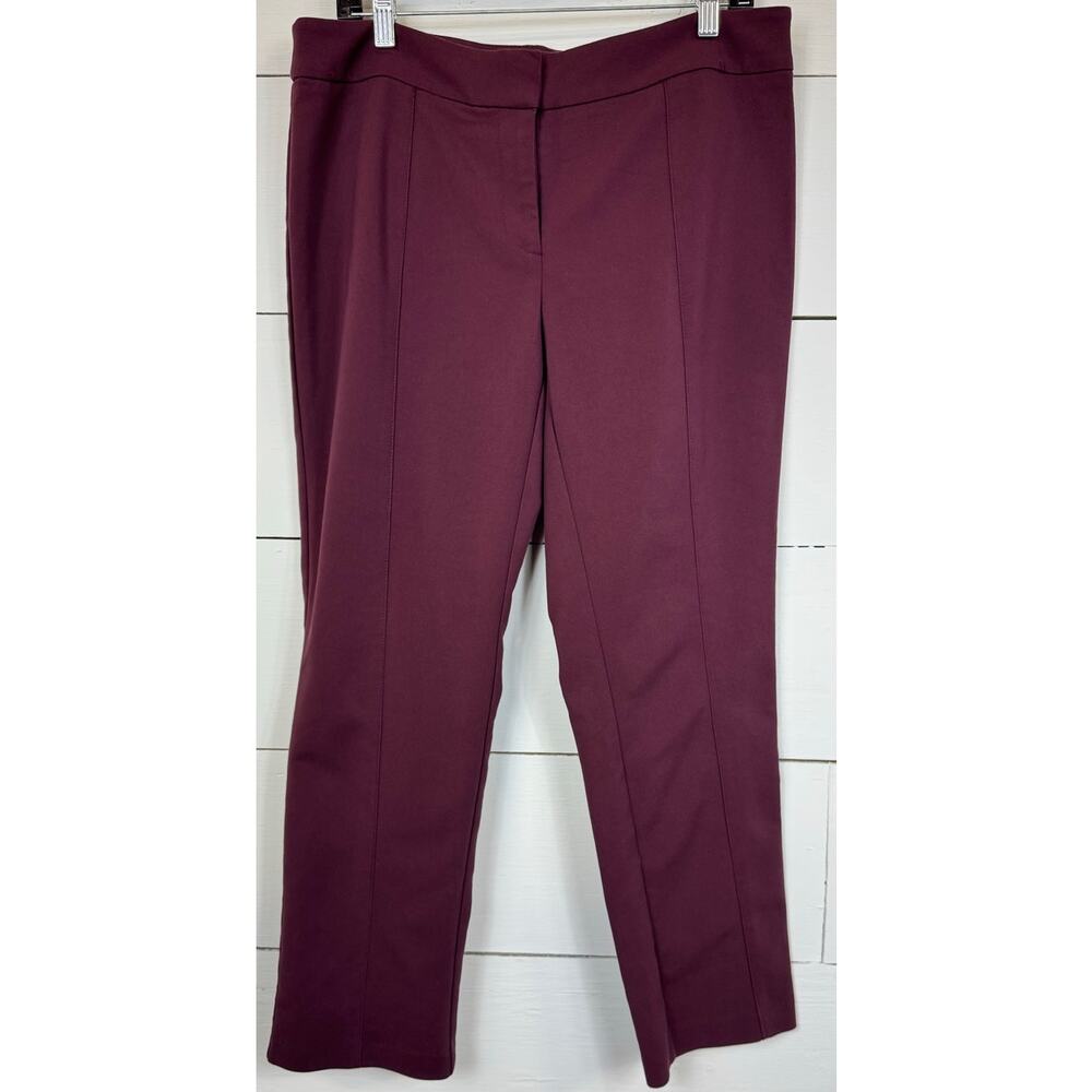 Nine Eight Purple Dress Pants Women's 10